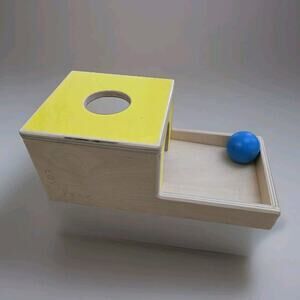 Lovevery Montessori Toys‎ Ball Drop Wooden Box The Inspector 7-8 Months w/ 1ball